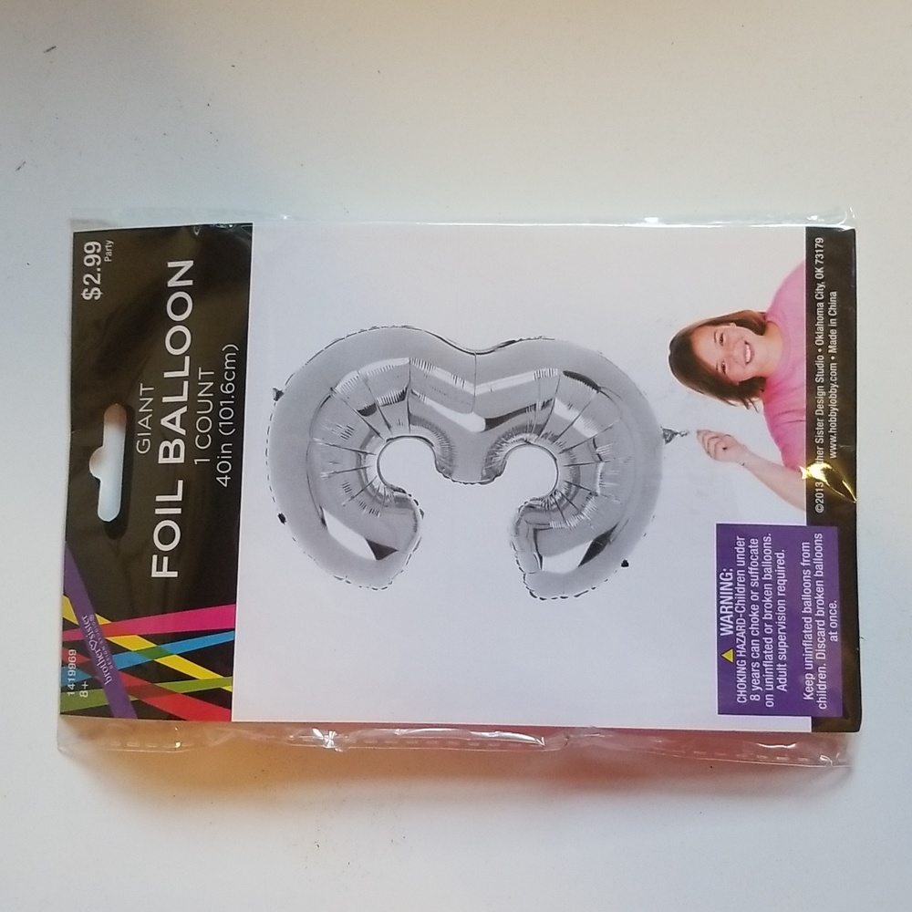 Birthday/Celebration Giant Foil Balloon "3"